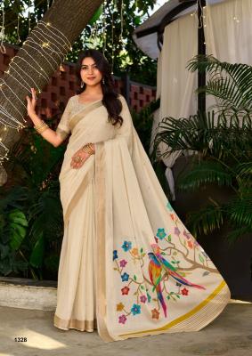 Sr senara parrot foil set saree wholesale
